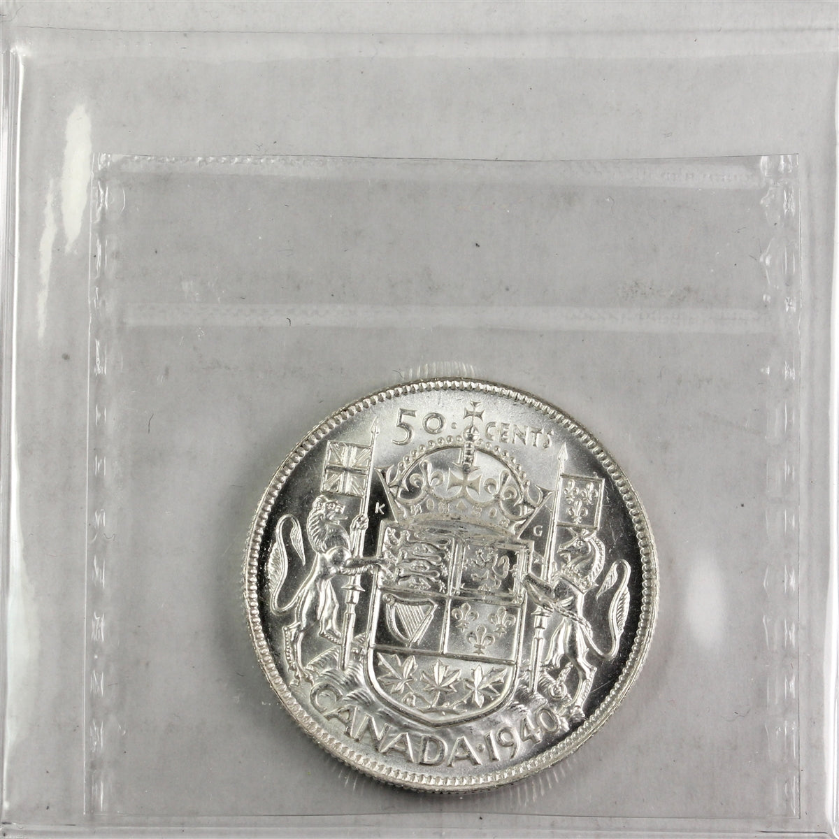 1940 Canada 50-cents ICCS Certified MS62