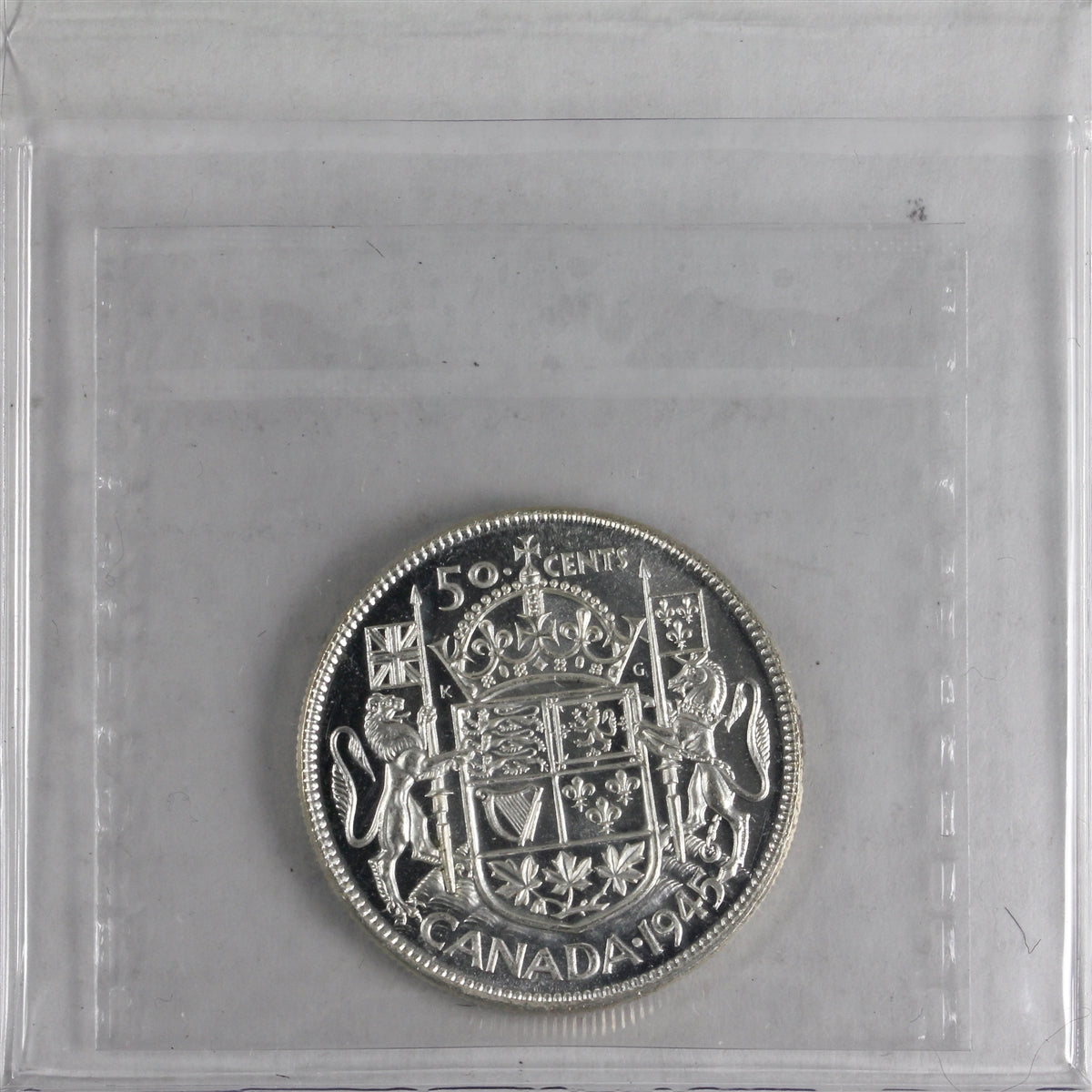 1945 Canada 50-cents ICCS Certified MS60