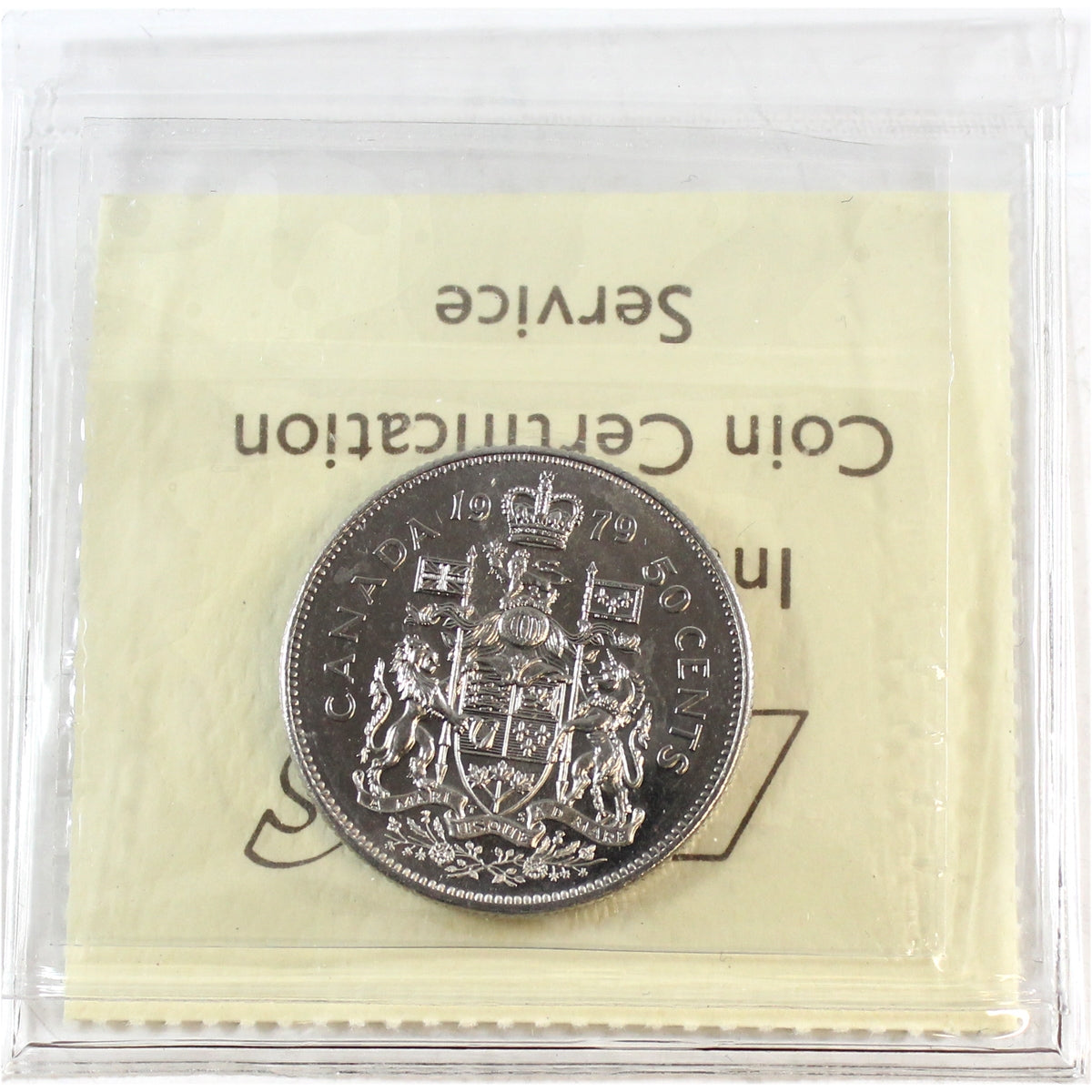 1979 Round Bust Canada 50-cents ICCS Certified MS66