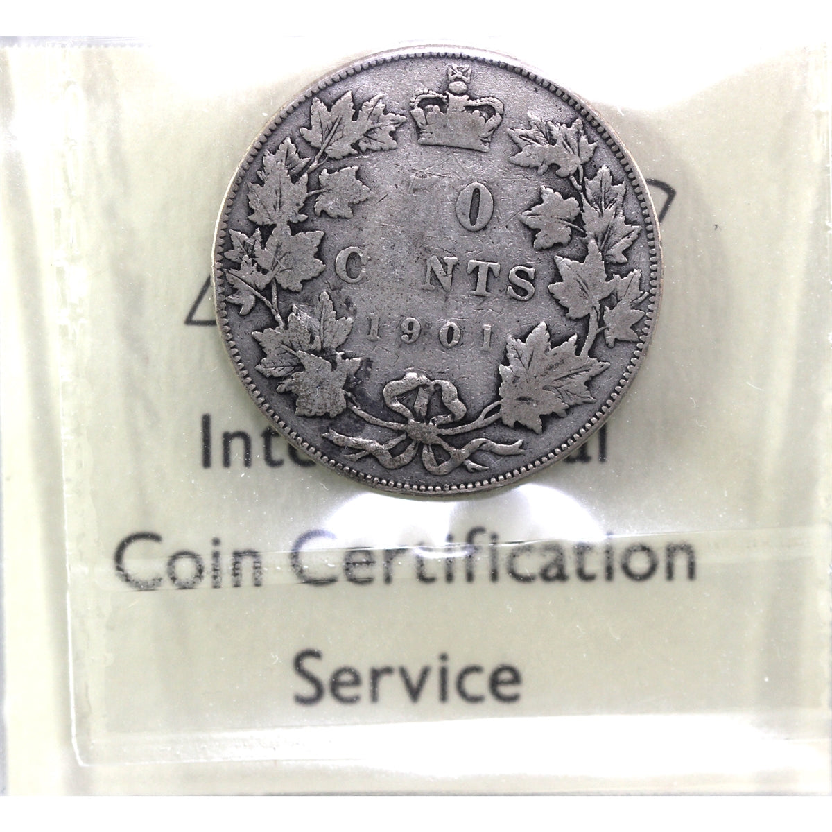 1901 Canada 50-cents ICCS Certified VG8