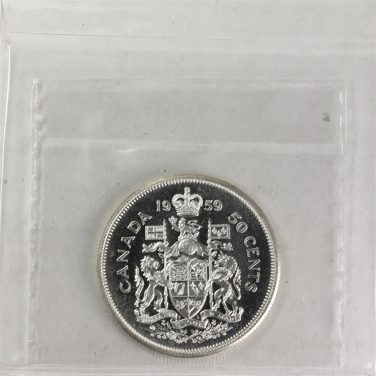 1959 Canada 50-cents ICCS Certified PL64 Heavy Cameo