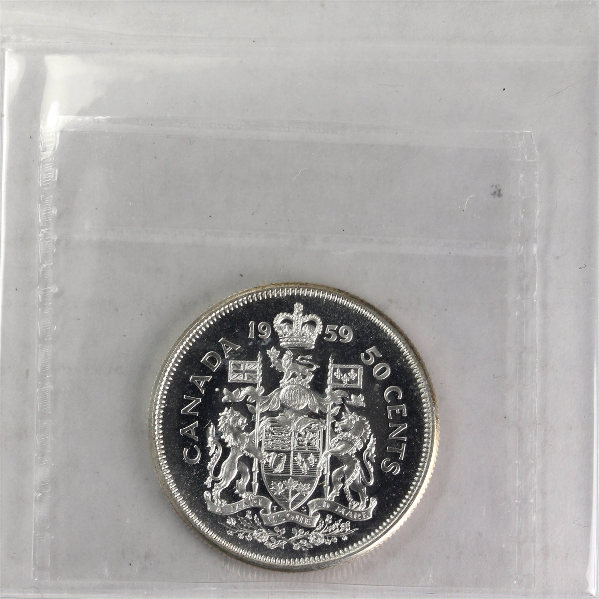 1959 Canada 50-cents ICCS Certified PL64 Cameo