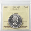 1958 Canada 50-cents ICCS Certified PL65 Cameo