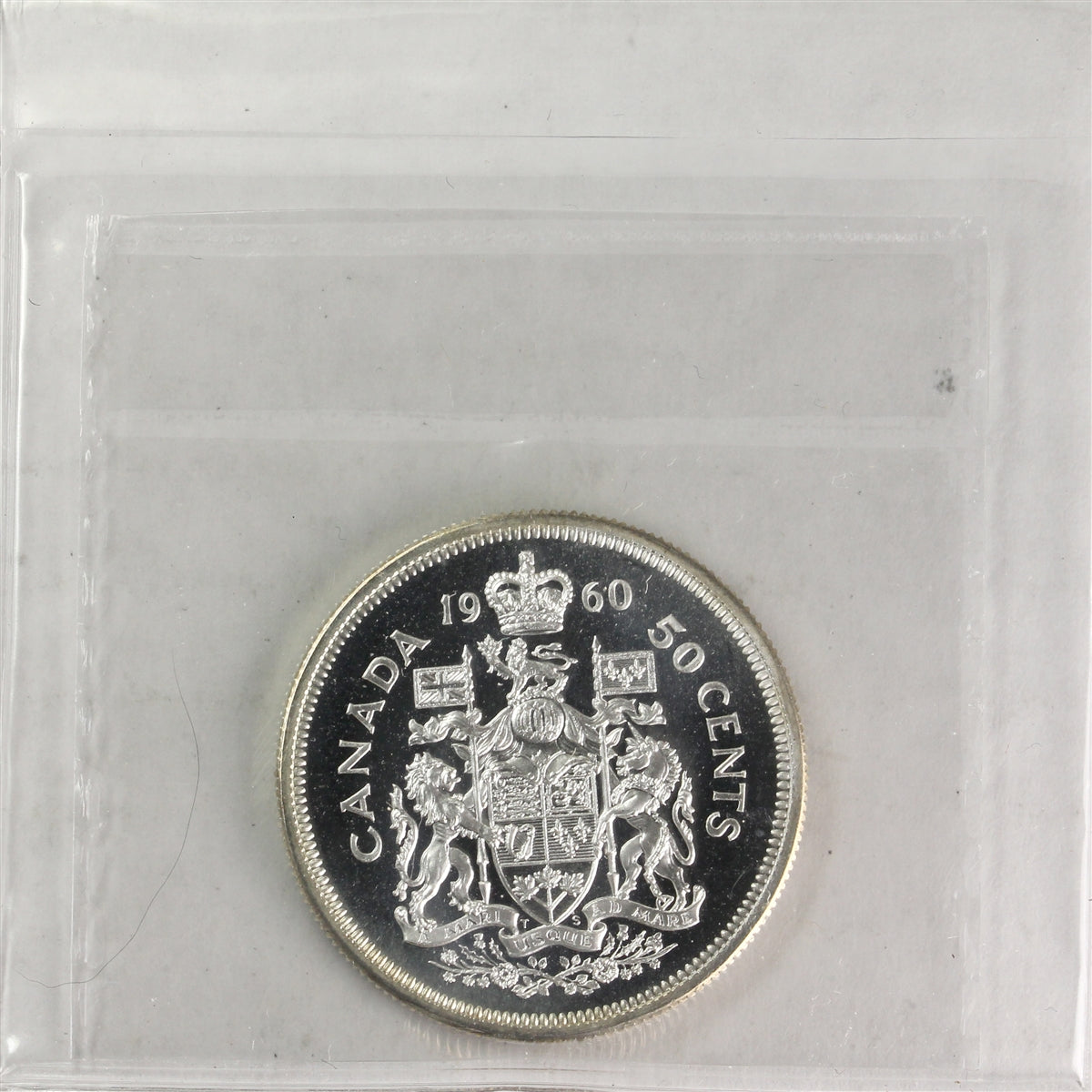 1960 Canada 50-cents ICCS Certified PL65 Cameo