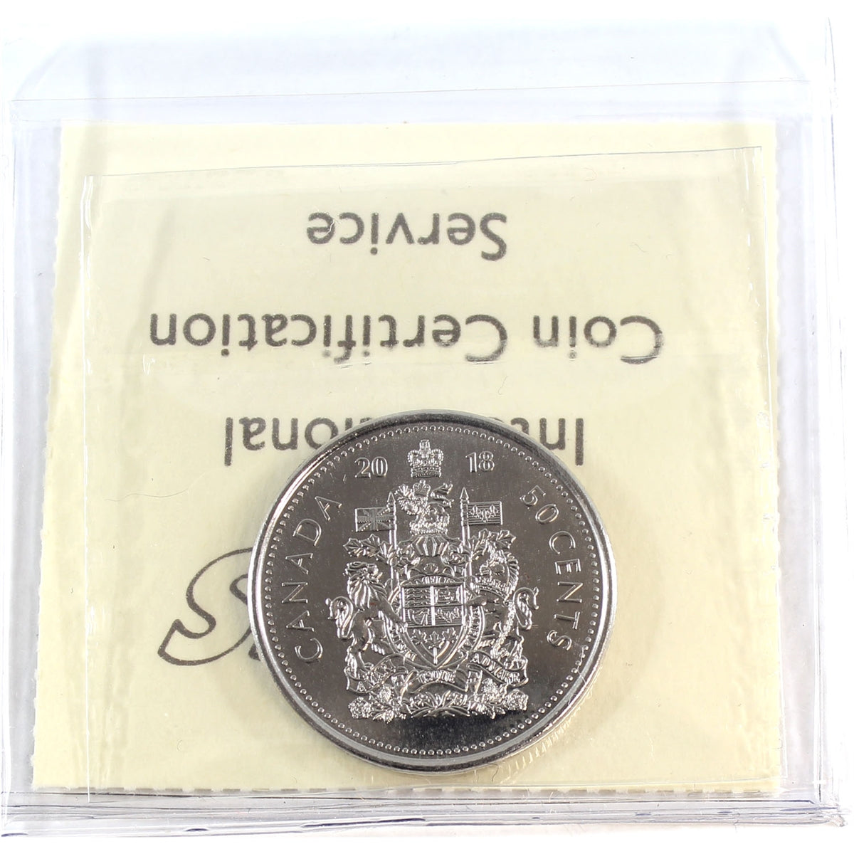 2018 Canada 50-cents ICCS Certified MS65
