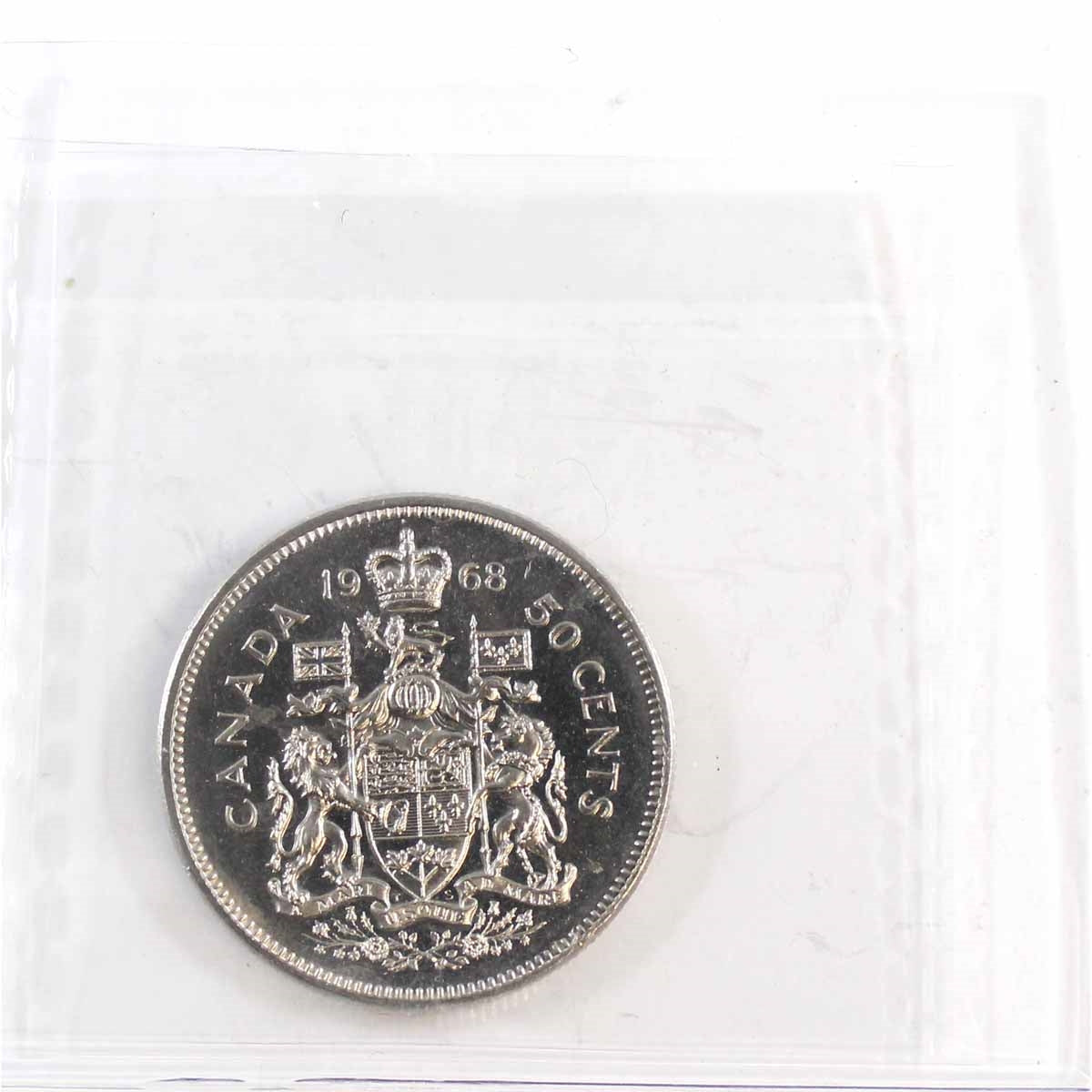 1968 Canada 50-cents ICCS Certified MS65