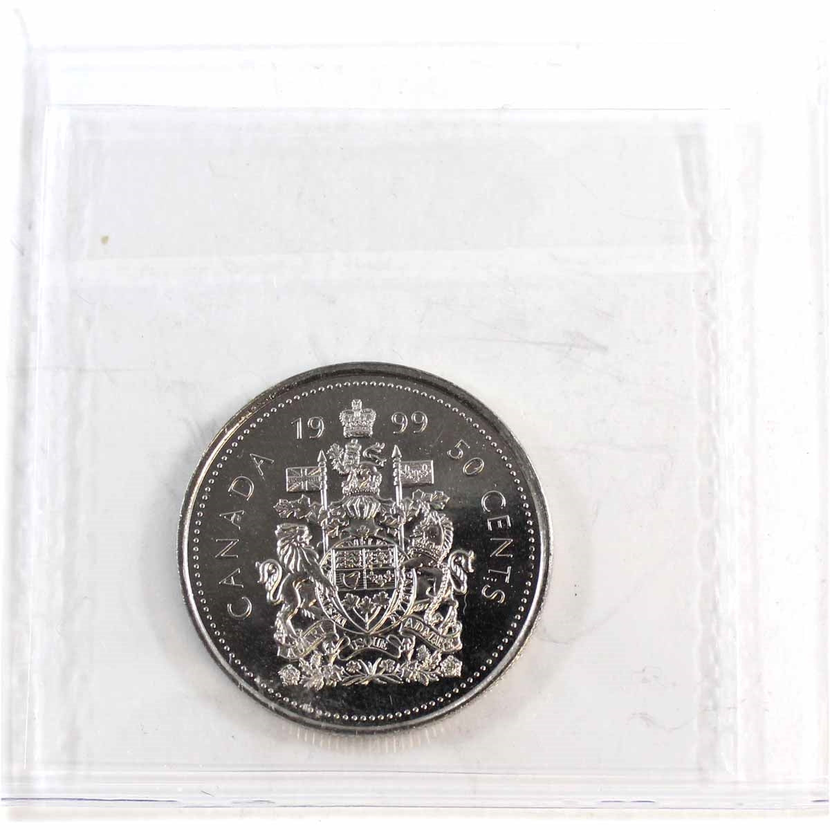 1999 Canada 50-cents ICCS Certified MS65
