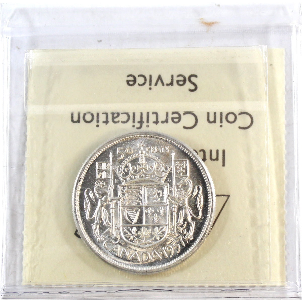1957 Canada 50-cents ICCS Certified MS64