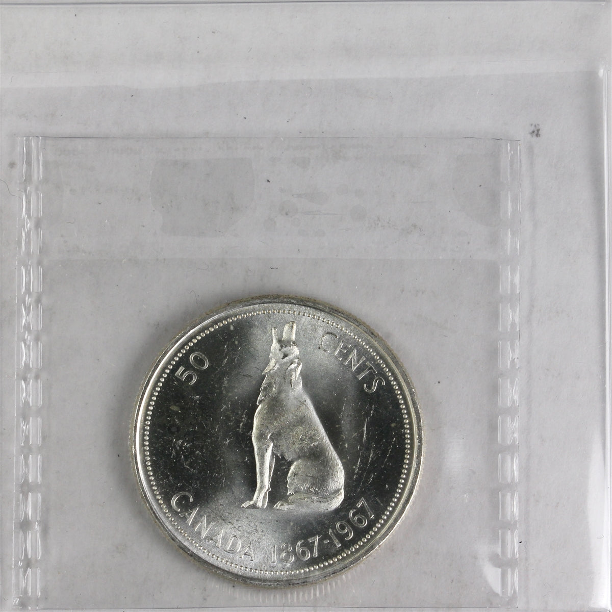 1967 Canada 50-cents ICCS Certified MS64 Heavy Cameo