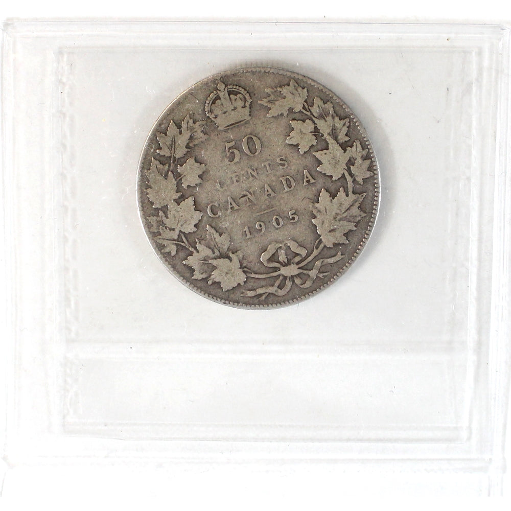1905 Canada 50-cents ICCS Certified VG8