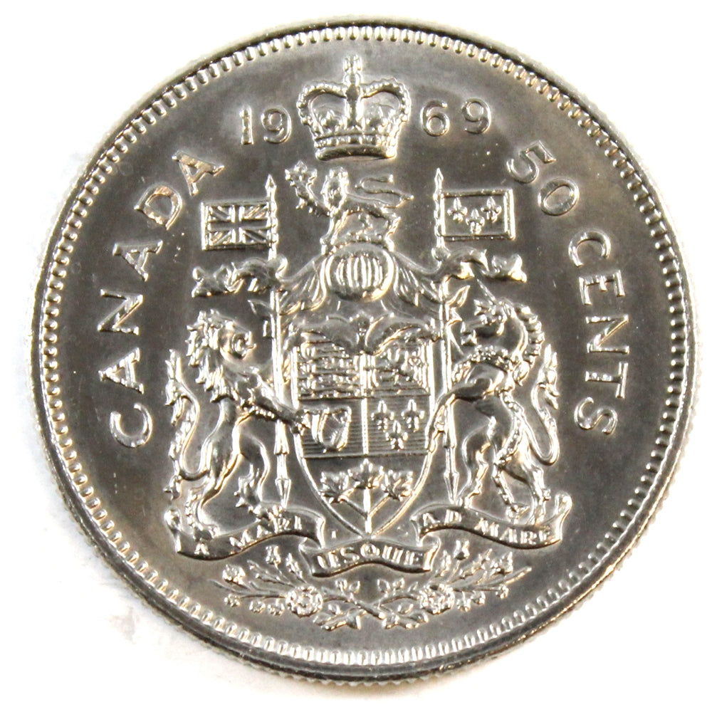 1969 Canada 50-cents UNC+ (MS62)