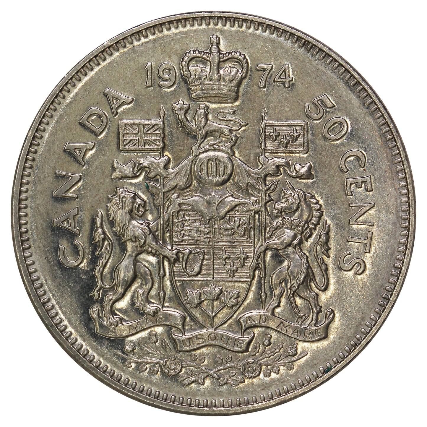1974 Canada 50-cents UNC+ (MS62)