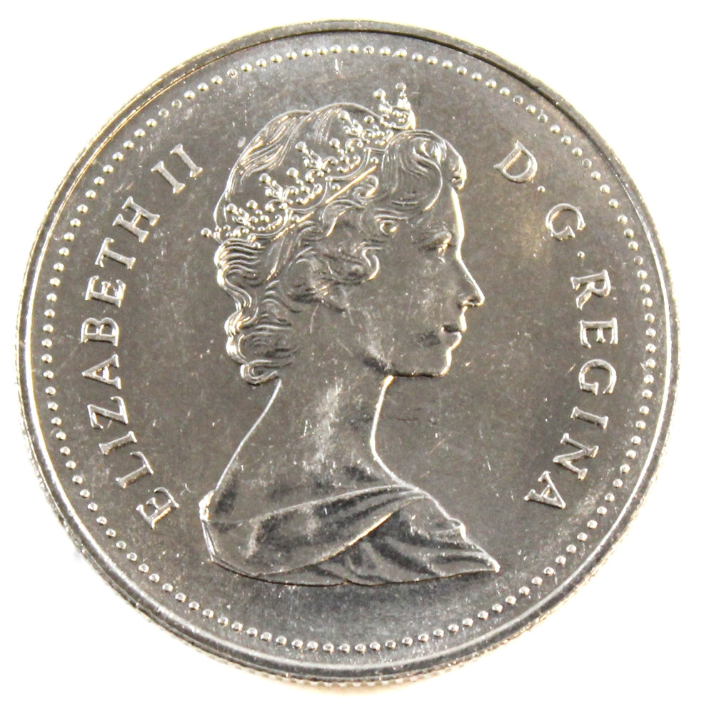 1982 Small Beads Canada 50-cents AU-UNC (AU55)