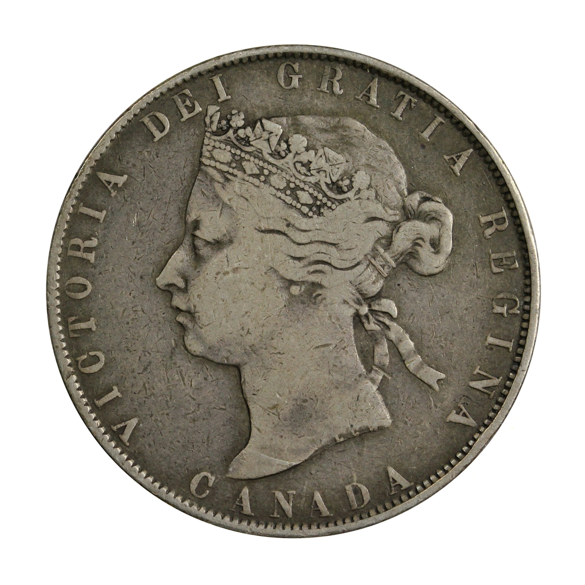 1871 Canada 50-cents Fine (F-12) $