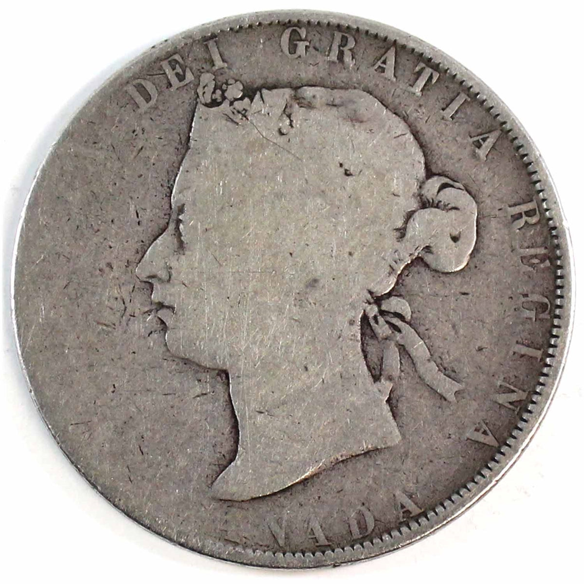 1871 Canada 50-cents About Good (AG3)