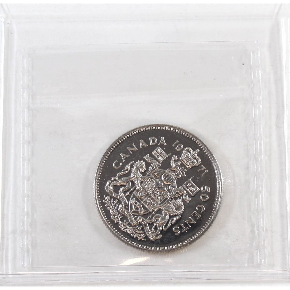 1971 Canada 50-cents ICCS Certified PL65 Cameo