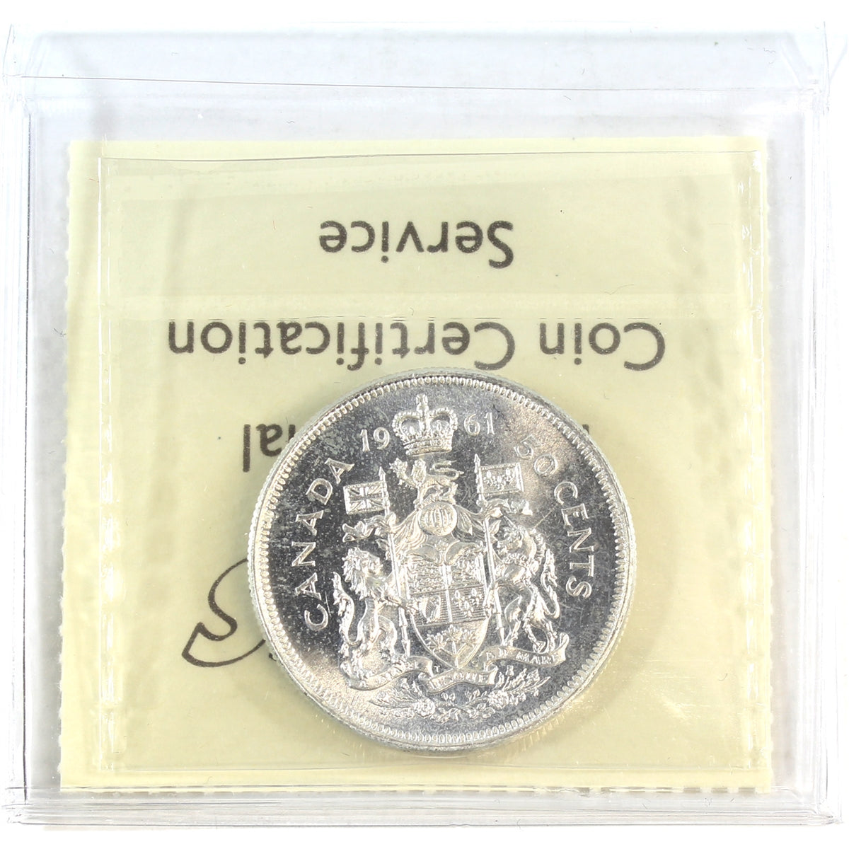 1961 Canada 50-cents ICCS Certified MS63