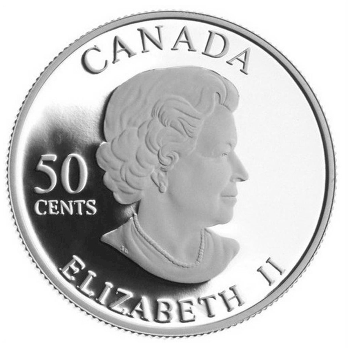 2007 Forget-Me-Not Canada 50-cents Silver Proof_