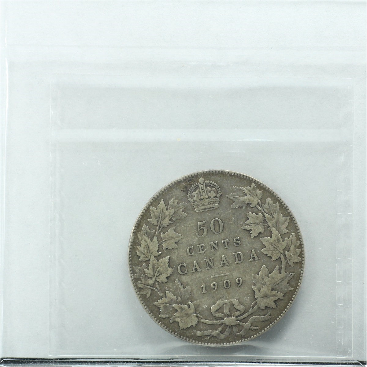 1909 Canada 50-cents ICCS Certified VF30