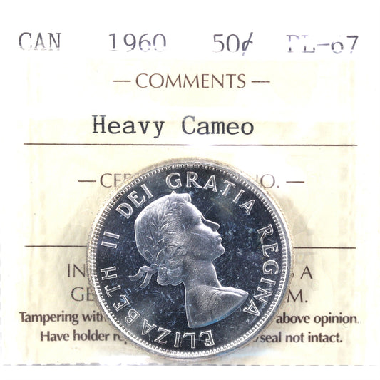 1960 Canada 50-cents ICCS Certified PL67 Heavy Cameo