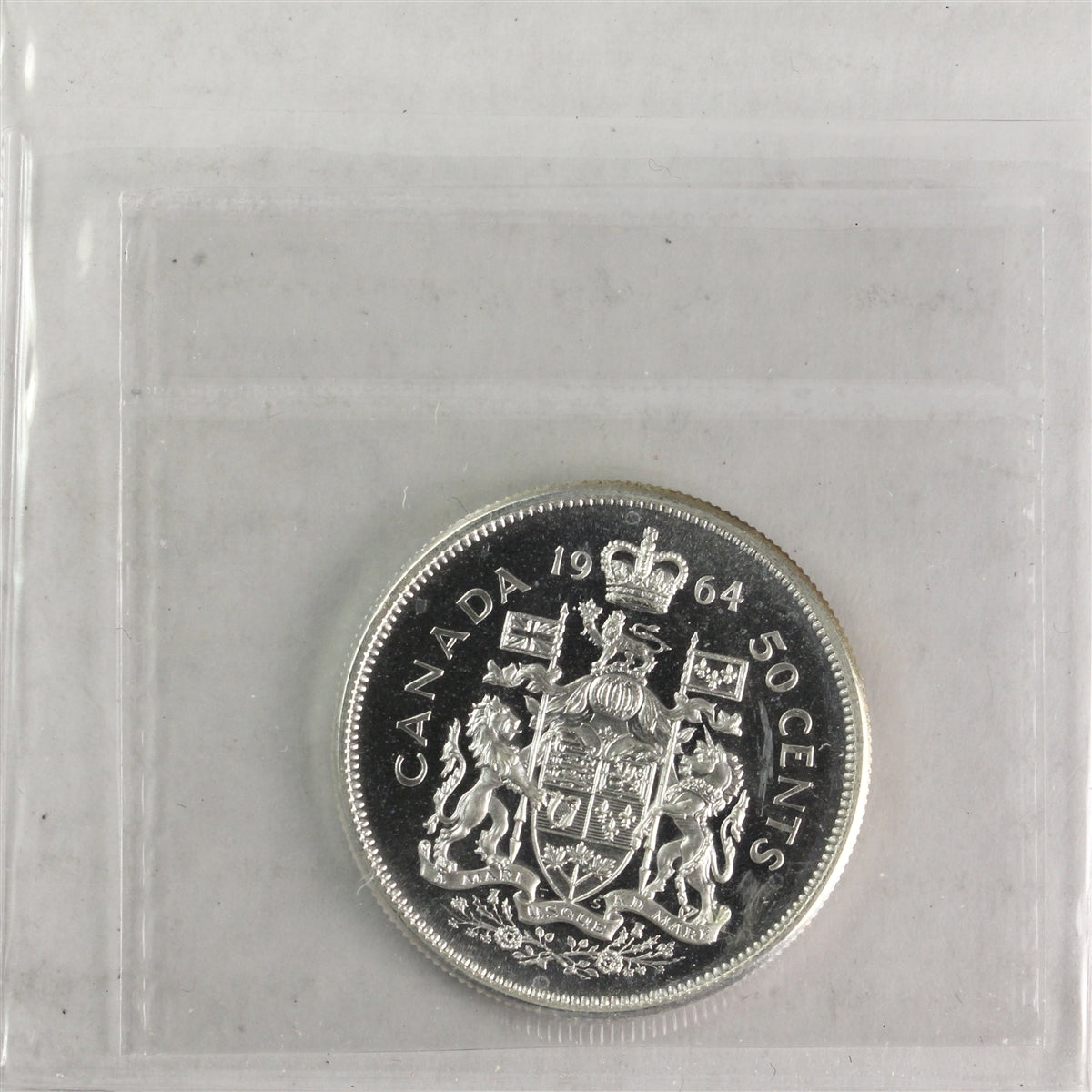 1964 Canada 50-cents ICCS Certified PL66 Heavy Cameo