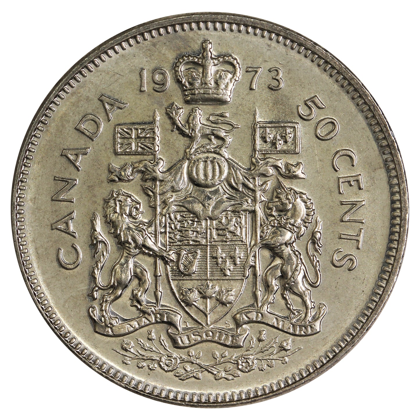 1973 Canada 50-cents UNC+ (MS62)