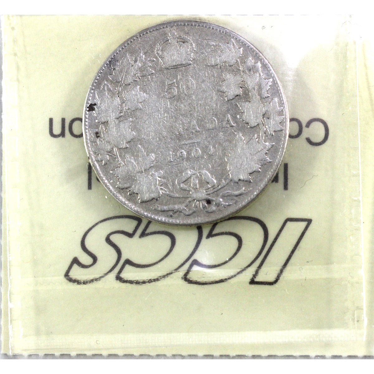 1904 Canada 50-cents ICCS Certified G4