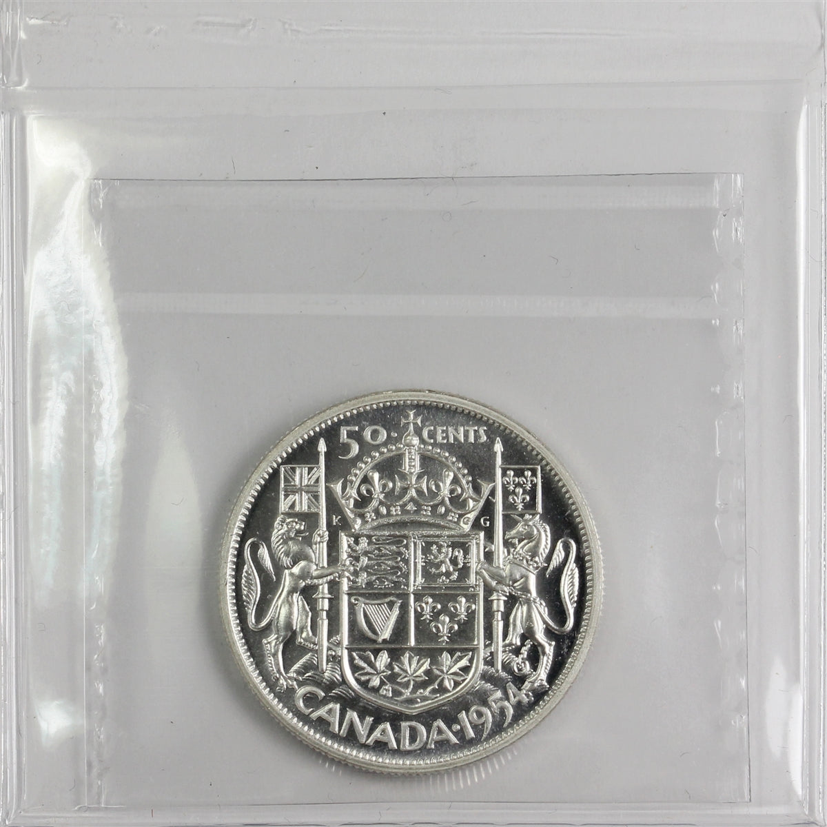 1954 Canada 50-cents ICCS Certified PL66