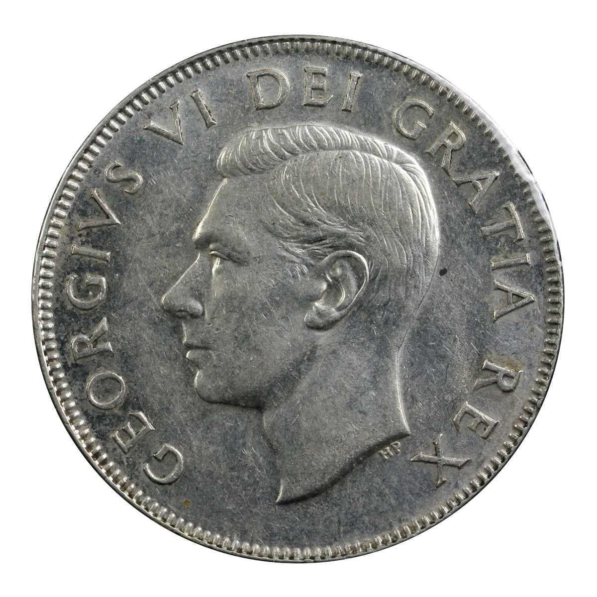 1950 Half Design Canada 50-cents AU-UNC (AU55)