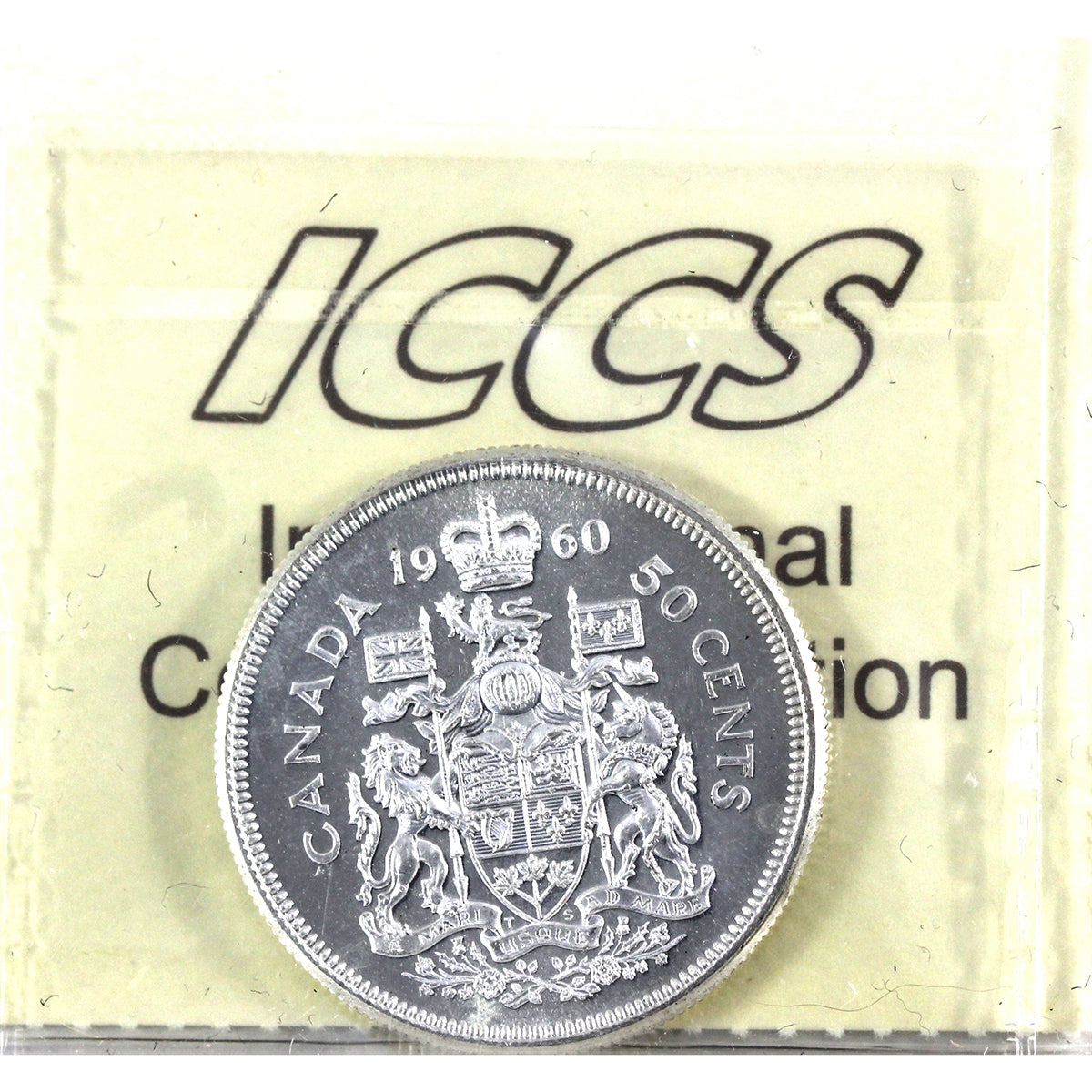 1960 Canada 50-cents ICCS Certified MS64 Cameo