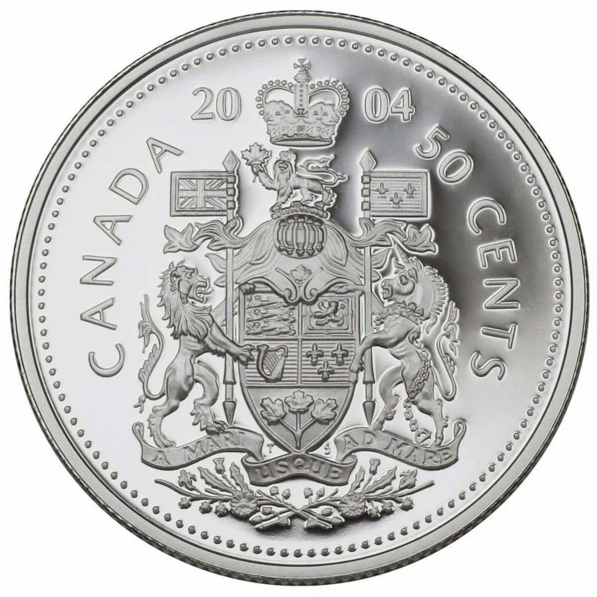 2004 Canada 50-cents Silver Proof (1990 Effigy)