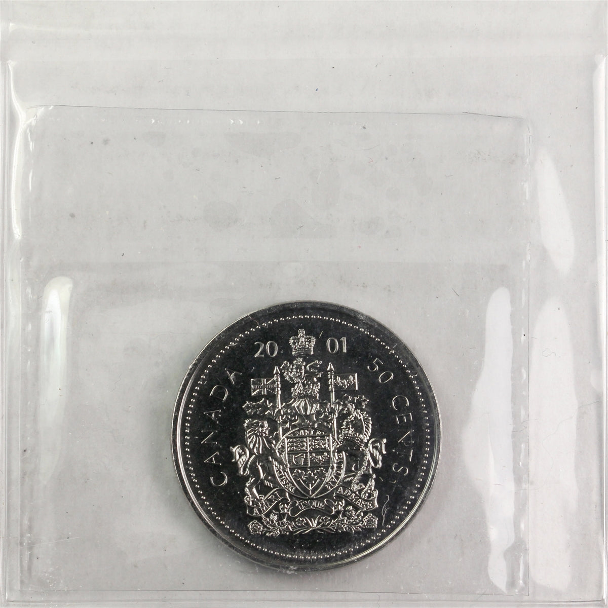 2001P Canada 50-cents ICCS Certified MS64