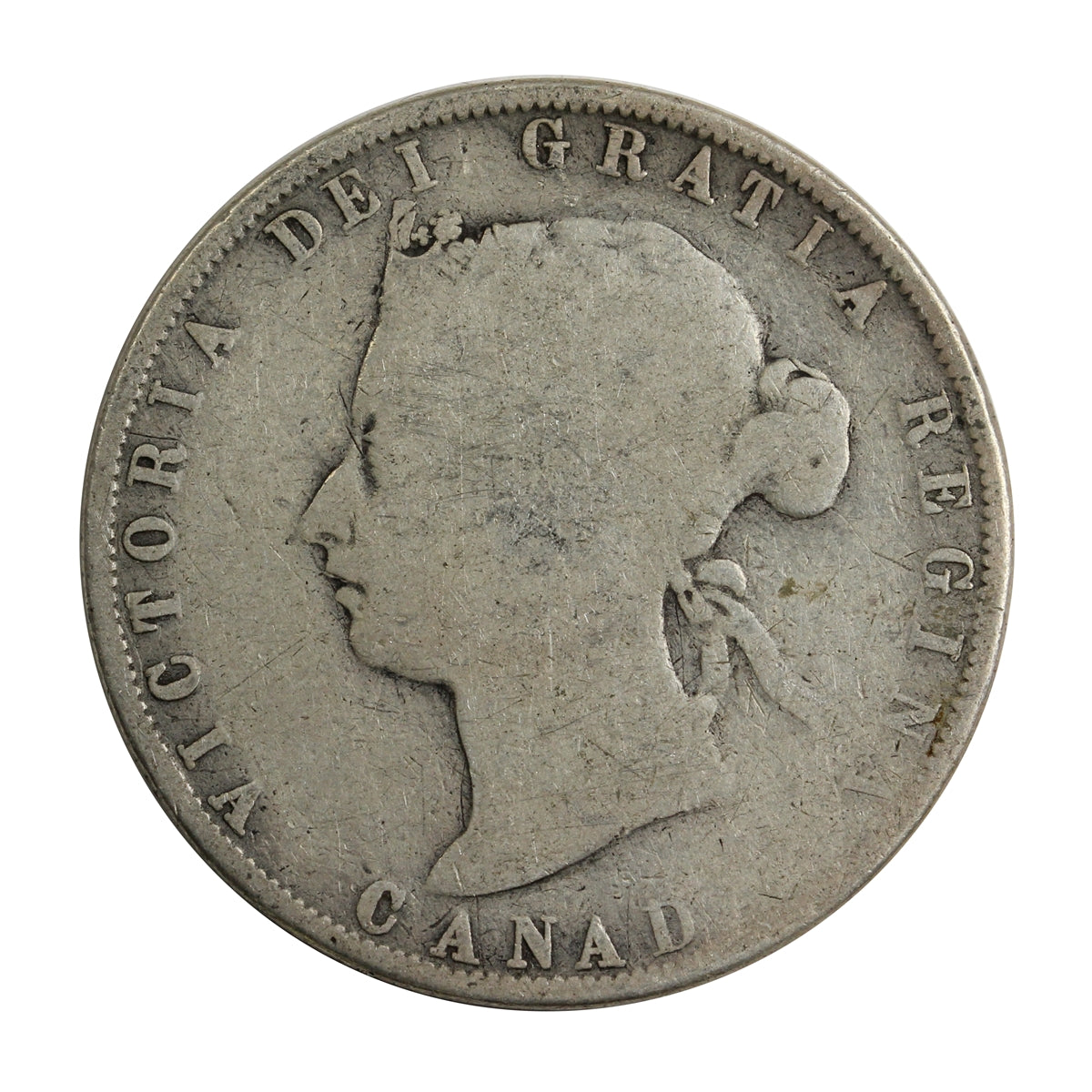 1872H Inverted A/V Canada 50-cents Good (G4) $