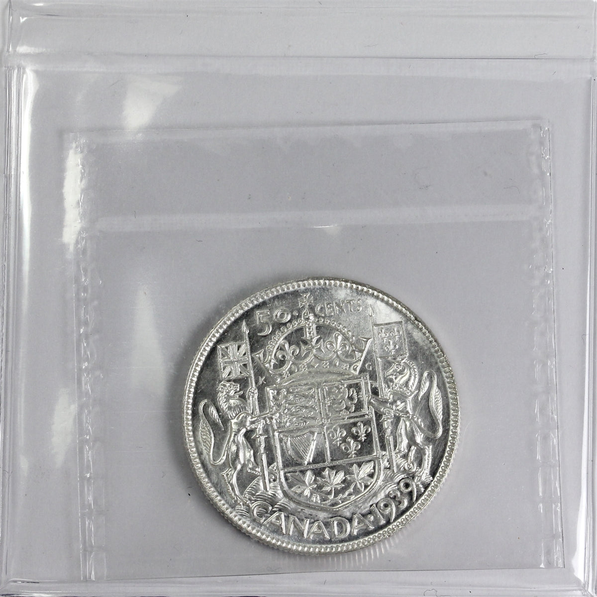 1939 Canada 50-cents ICCS Certified MS62