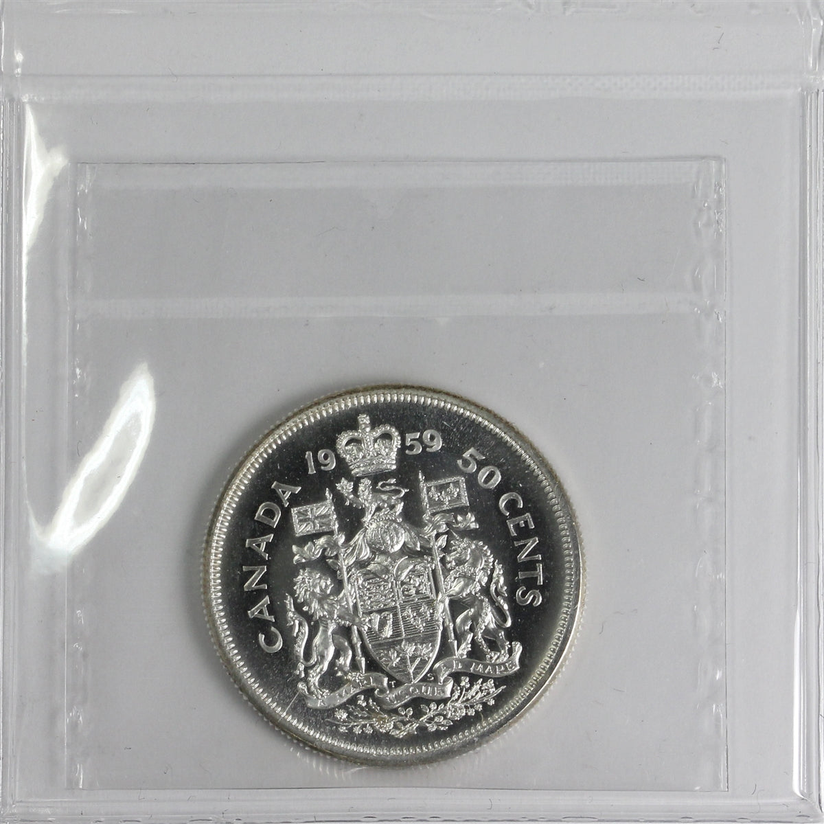 1959 Canada 50-cents ICCS Certified PL67