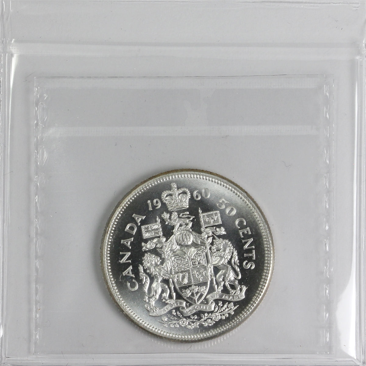 1960 Canada 50-cents ICCS Certified PL67