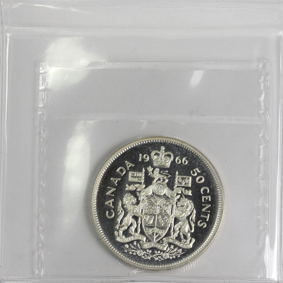 1966 Canada 50-cents ICCS Certified PL67 Heavy Cameo