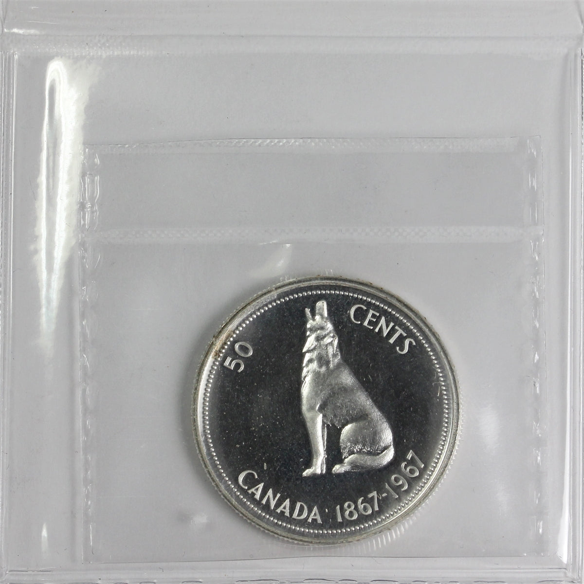 1967 Canada 50-cents ICCS Certified PL67 Heavy Cameo