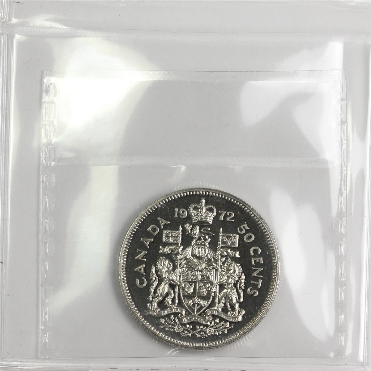 1972 Canada 50-cents ICCS Certified SP66 Cameo