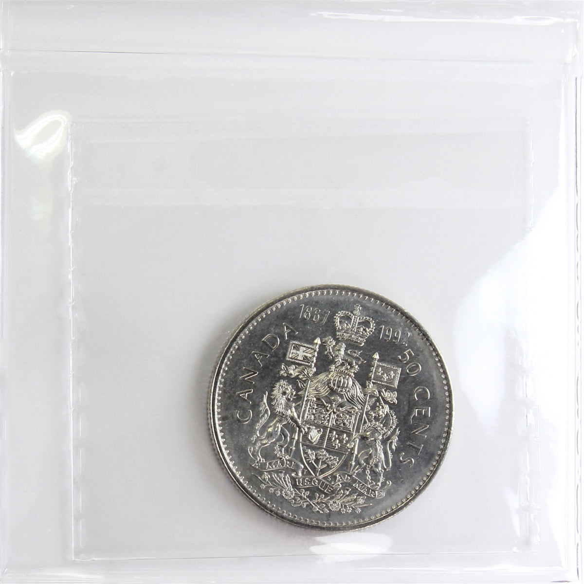 1992 Canada 50-cents ICCS Certified MS64