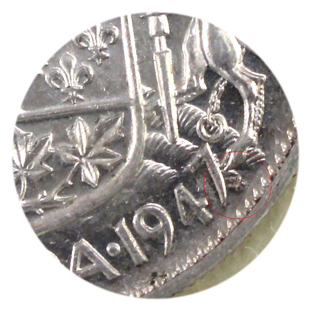 1947 Maple Leaf Canada 50-cents ICCS Certified VF30