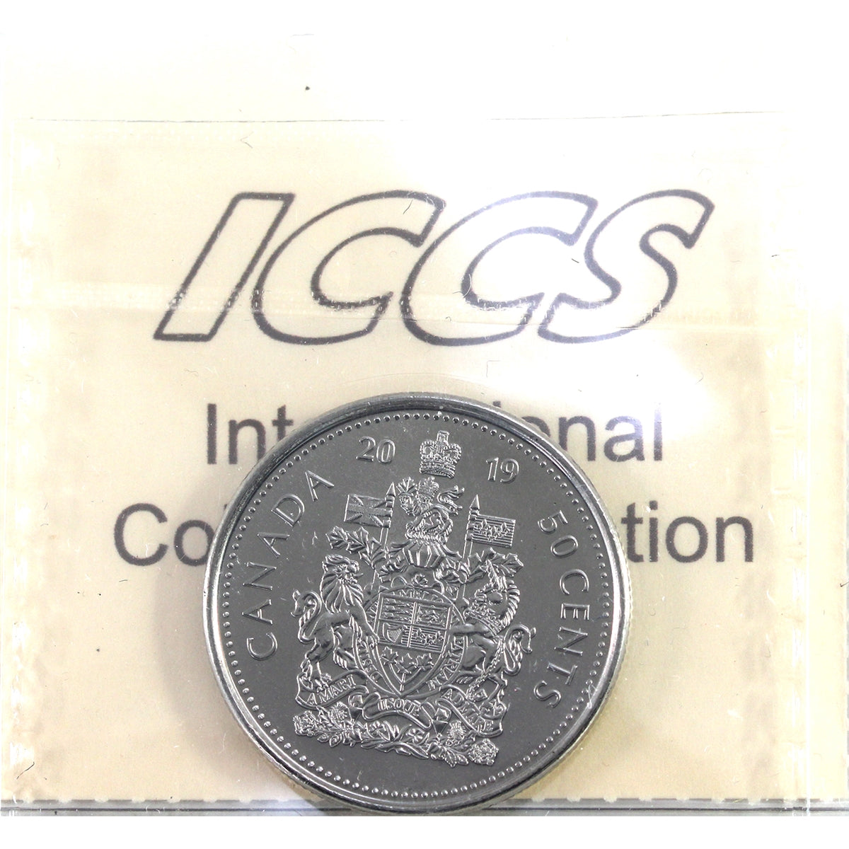 2019 Canada 50-cents ICCS Certified MS67