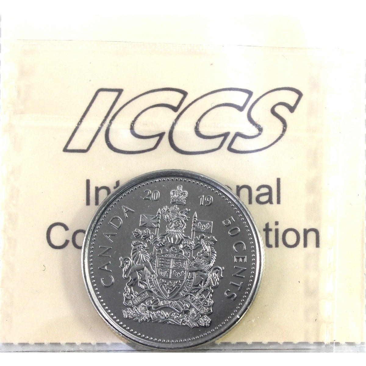 2019 Canada 50-cents ICCS Certified MS64