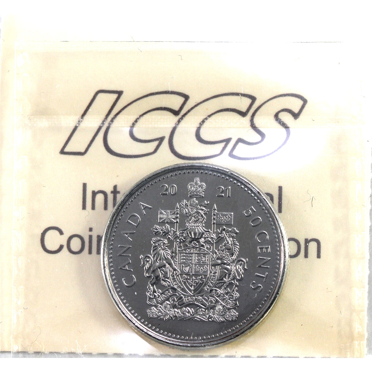 2021 Canada 50-cents ICCS Certified MS64