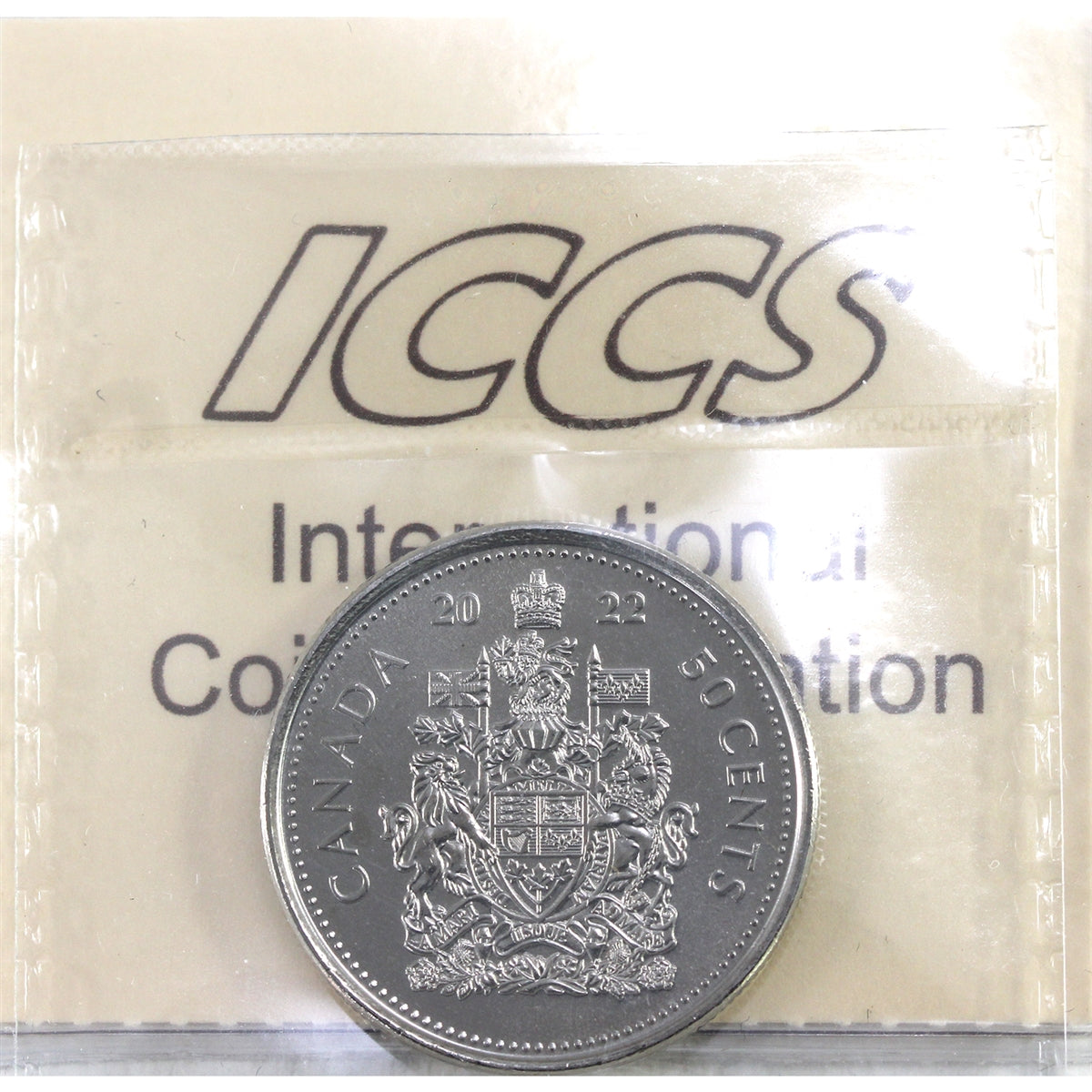 2022 Canada 50-cents ICCS Certified MS65