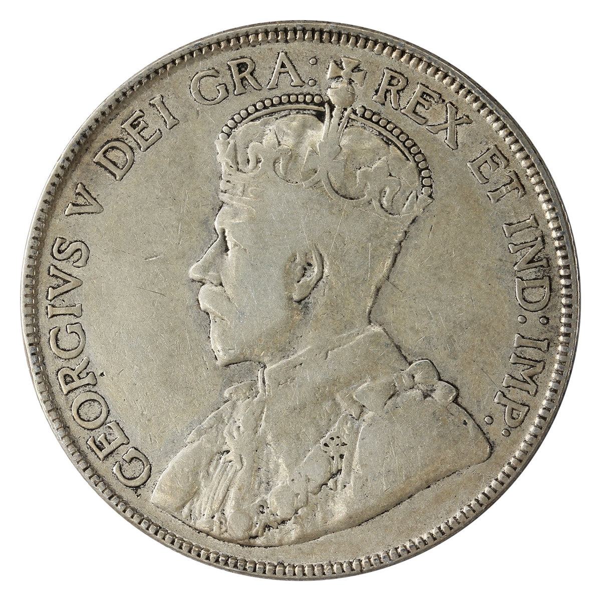 1920 Large O Canada 50-cents Fine (F12) $