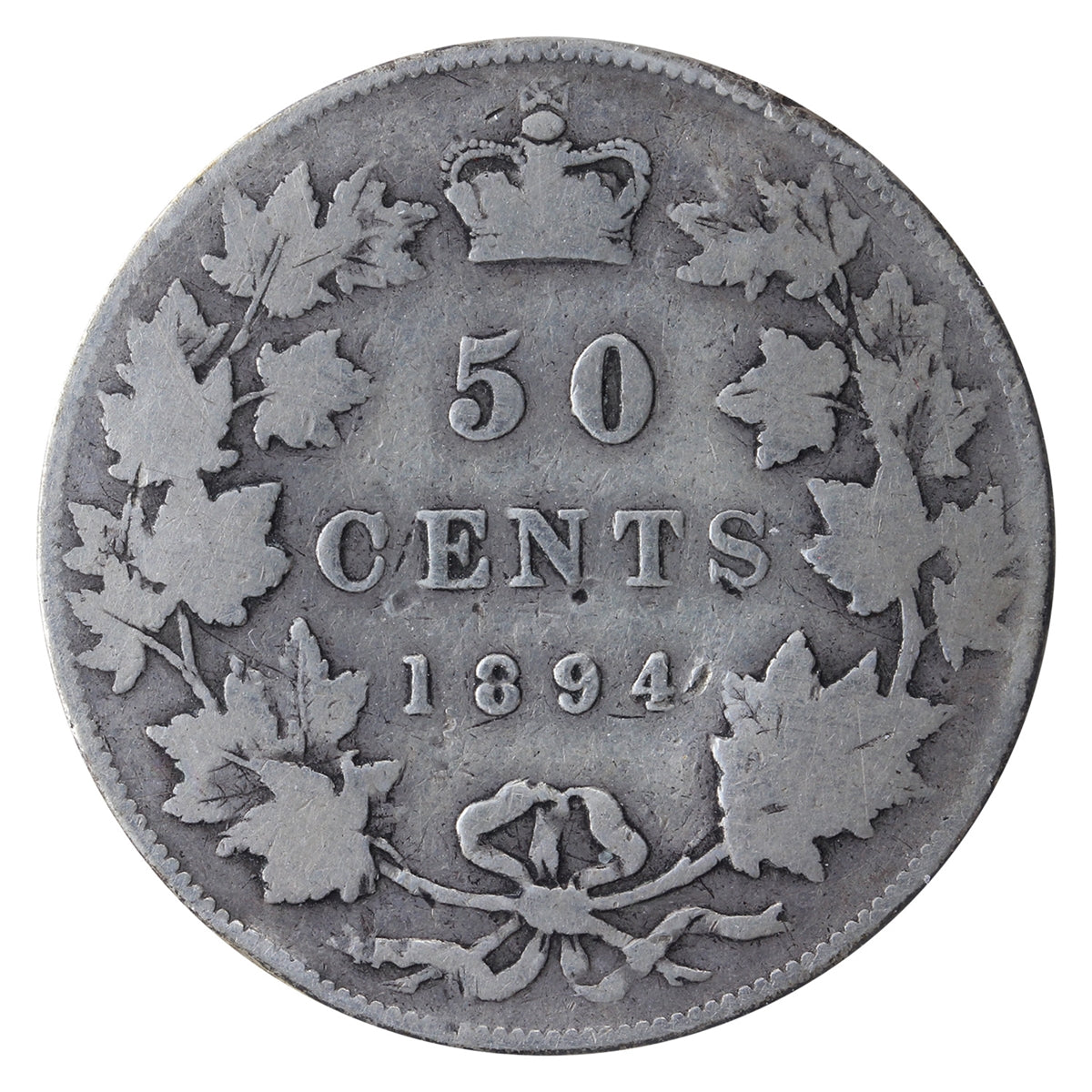 1894 Canada 50-cents ICCS Certified G4