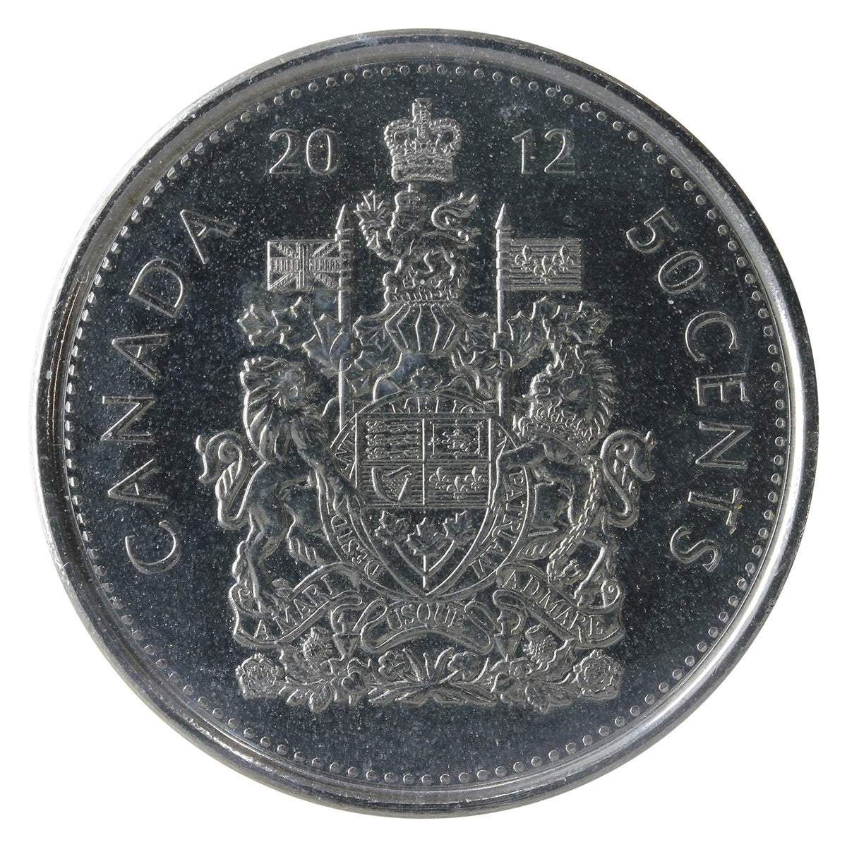 2012 Canada 50-cents ICCS Certified MS64