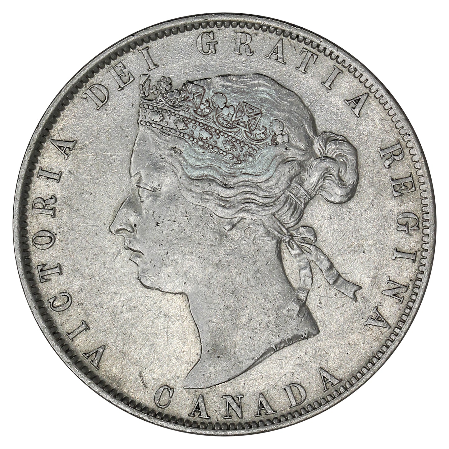 1871H Canada 50-cents EF-AU (EF45)