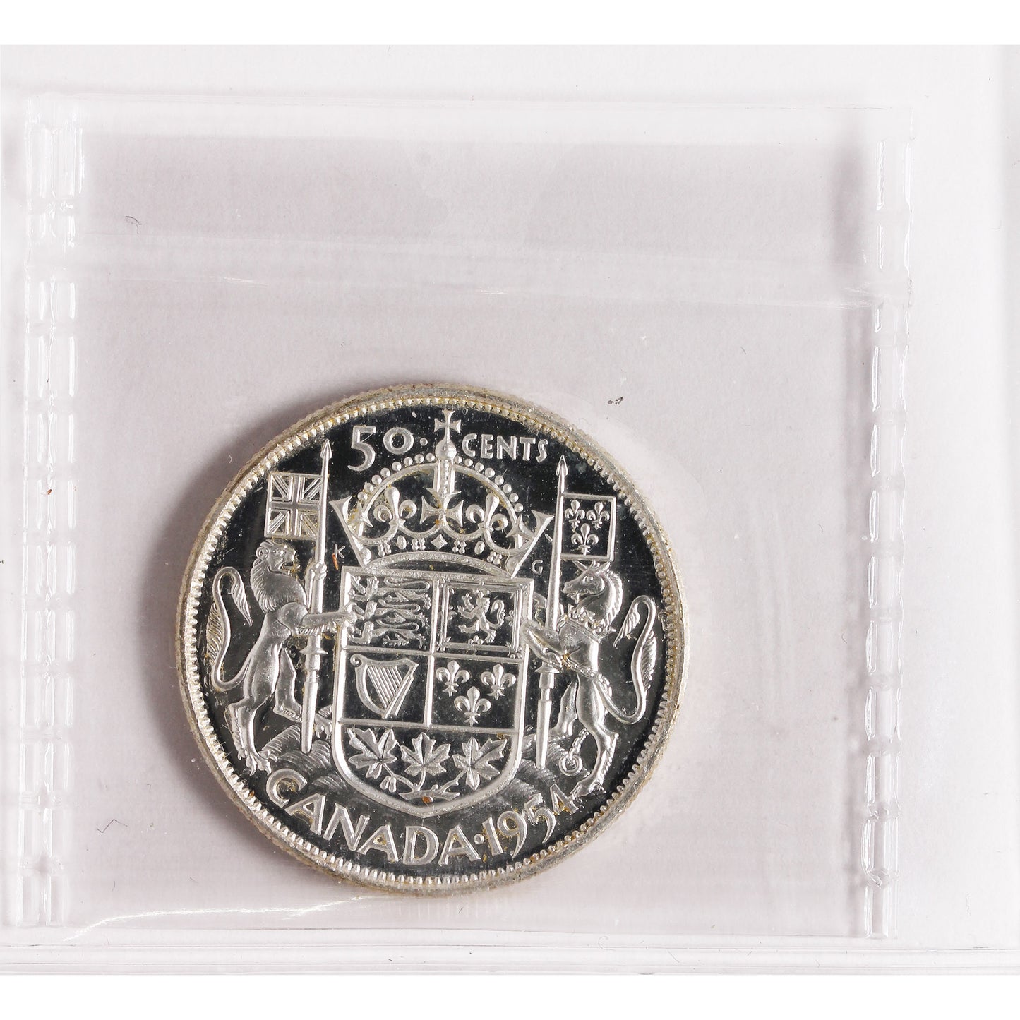 1954 Canada 50-cents ICCS Certified PL65 Heavy Cameo